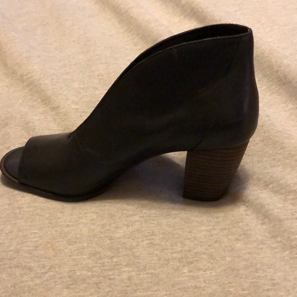 Lucky Brand Joal peep-toe shooties BLACK